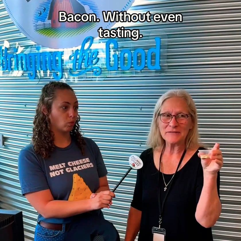 Organic Valley employees talking about Flavor Favorites.